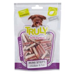 Truly Puppy Mini Strips med Kylling og Fisk